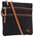Dooney & Bourke Nylon North/south Triple Zippered Black