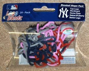 41QdFzyQnjL MLB Yankees Silly Bands 20 Ct Pack