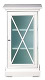 Citadel Single Door Standing Bath Storage Cabinet, White