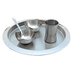 Kristina Designer Stainless Steel Dinner Set