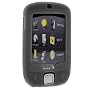 HTC Touch P3450 Smartphone Accessory Bundle Kit - Smoke Flexible Soft Silicone Skin Case + Premium Clear Reusable LCD Screen & Body Protector with Lint Cleaning Cloth By Ikross