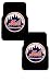 A Set of 2 MLB Major League Baseball Licensed Universal-Fit Molded Front Rubber Floor Mats - New York Mets