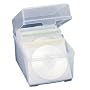 CD Storage Box W/Sleeves, 50 Count, Clear