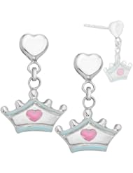 Disney® Cinderella Tiara Enamel Earrings