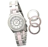 CHRISTIAN MODE (クリスチャン モード) 腕時計 C606SPK チェンジベゼル3個付き ホワイト レディース