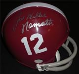 Joe ''Willie'' Namath Autographed/Hand Signed Alabama Crimson Tide Mini Helmet