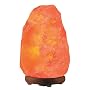 WBM 8-Inch Tall Himalayan Natural Crystal Salt Lamp 7-11-Pound with Bulb and Cord