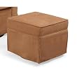 Cameron Upholstered Ottoman - Coffee