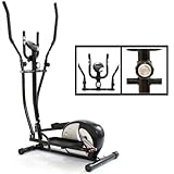 Gym Master Eliptical Cross Trainer for Cardio (5kg Flywheel) - Black and Silver