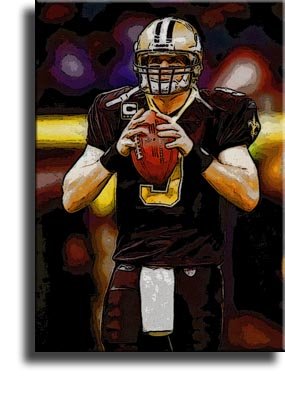 Completely Handpainted American Football Sport Painting, Custom Order FL3597, Oil on Canvas, with Option to Paint Jerry, Brett & Co. from Any Other Favorite Photograph or Picture, Unframed, Size 20