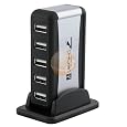 eForCity 7 Port USB 2.0 Hub for Sony Playstation 3 PS3 Slim Xbox 360 Nintendo Wii