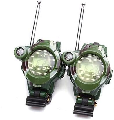 TTWG Watch Style Walkie Talkie with Magnifier, Light and Compass
