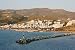 Wallmonkeys Peel and Stick Wall Decals - The Port of Gavrio on the Island of Andros, Greece - 60"W x 40"H Removable Graphic