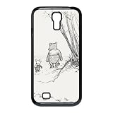 Disney Winnie the Pooh Samsung Galaxy S4 Case Hard Black and White Samsung Galaxy S4 Case
