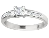 Diamond Engagement Ring 1/4 ctw in 14K White Gold