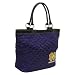 University of Notre Dame Quilted Tote, Navy