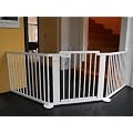 ONE4all 1+2 Flexibles Absperrgitter, T�rschutzgitter wei�