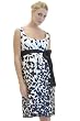 The Leaf Print Empirewaist Silk Dress.