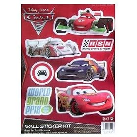 Disney Pixar Cars 2: Wall Sticker Kit
