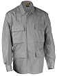 Gray Poly / Cotton Ripstop BDU Coat