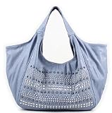 Melie Bianco Hobo Handbag with Multi Studs Reviewed