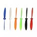 Coolplay 6 Sets Hubsan X4 H107 H107D H107C H107L Blades Propellers Spare Parts for Hubsan RC Quadcopter - 6 Color