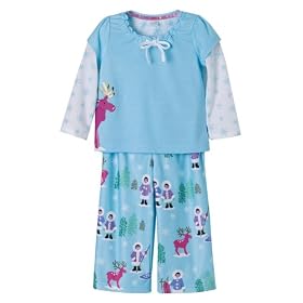 Nick and Nora Christmas Pajamas for infant girls