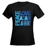 Peace Love Adam Lambert Women's Dark T-Shirt