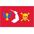 Pirate - Christopher Moody - Flag 3ft x 5ft Printed Polyester