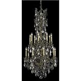 Elegant Lighting 9616D27AB-SS/RC chandelier from Monarch collection