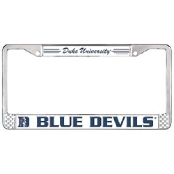 Duke Blue Devils NCAA Chrome License Plate Frame by Wincraft