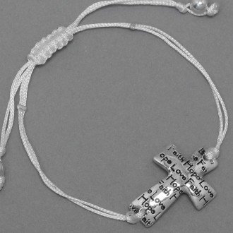 Sideways Cross Bracelet
