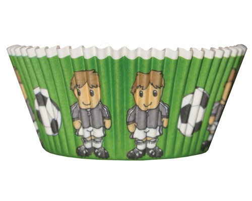 Lovely Chubblies Soccer Cupcake Baking Cups- Pack of 50