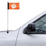 Clemson Tigers Orange Car Antenna Flag
