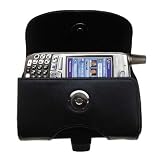 Gomadic for the PalmOne Treo 700p - Horizontal Leather Case with Belt Clip/Loop for the PalmOne Treo 700p
