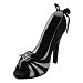 Black Ring Holder Shoe / Organizer - High Heel Pump