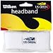 US Open Headband-White/Navy