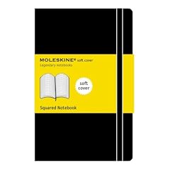 Moleskine Squared Notebook Soft Cover XLarge: Mit Falttasche f�r Notizen. Gummiband-Verschlu�