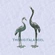 bronze crane statues fountain asian style sculpture RG