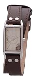 Image of Kahuna KLS-0079L Ladies brown cross-over strap watch