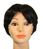 9 Dark brown boycut synthetic wig