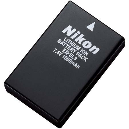 Nikon EN-EL9 Rechargeable Li-ion Battery for Nikon D40 and D40x Digital SLR Cameras