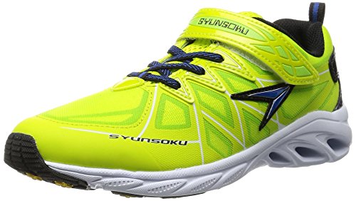 [シュンソク] SYUNSOKU KID'S SHOES STORM SJJ 1450 YG (イエローグリーン/20.0)