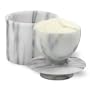 Norpro 278 Marble Butter Keeper, Off-White