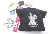 Happy Bunny 'Cruel But Cute' T Shirt Key Chain by Basic Fun