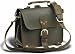 A Full Grain Leather Satchel Medium Dark Coffee Brown "They'll Fight Over It When You're Dead"