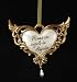 Seasons of Elegance "Moms are Angels in Disguise" Heart Christmas Ornament 5.25"