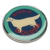 BIRDIEゴルフボールマーカー ゴールデン グリーン×ネイビー