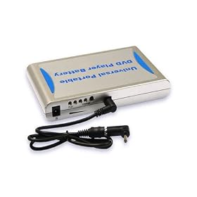 90V-264V (Adapter Input), 9V (Output),39.00 Watt/Hours,Li-ion,Universal Portable DVD Player External Battery