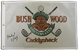 Michael O'Keefe - Caddyshack - Autographed Bushwood Country Club Golf Pin Flag